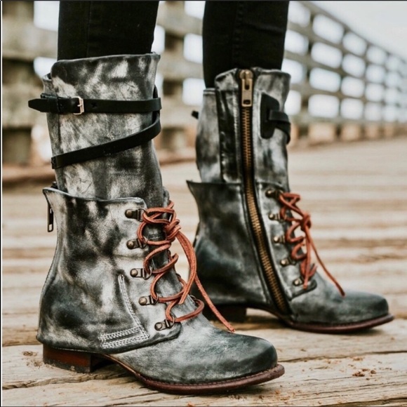 Freebird Ravi Black Leather Boots 
